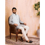 "Symbol Men's Cotton Blend Printed Kurta Pyjama Set "
